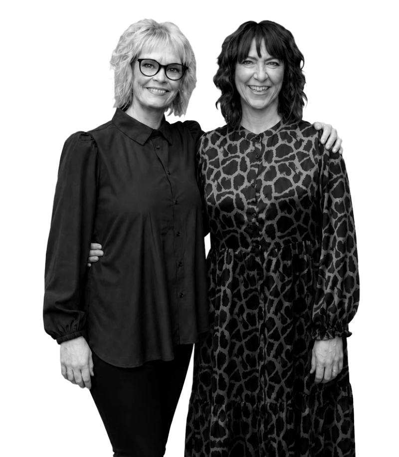 Karin och Gitte på Hairligt